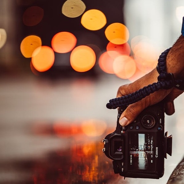 effet bokeh sur photographie nocturne